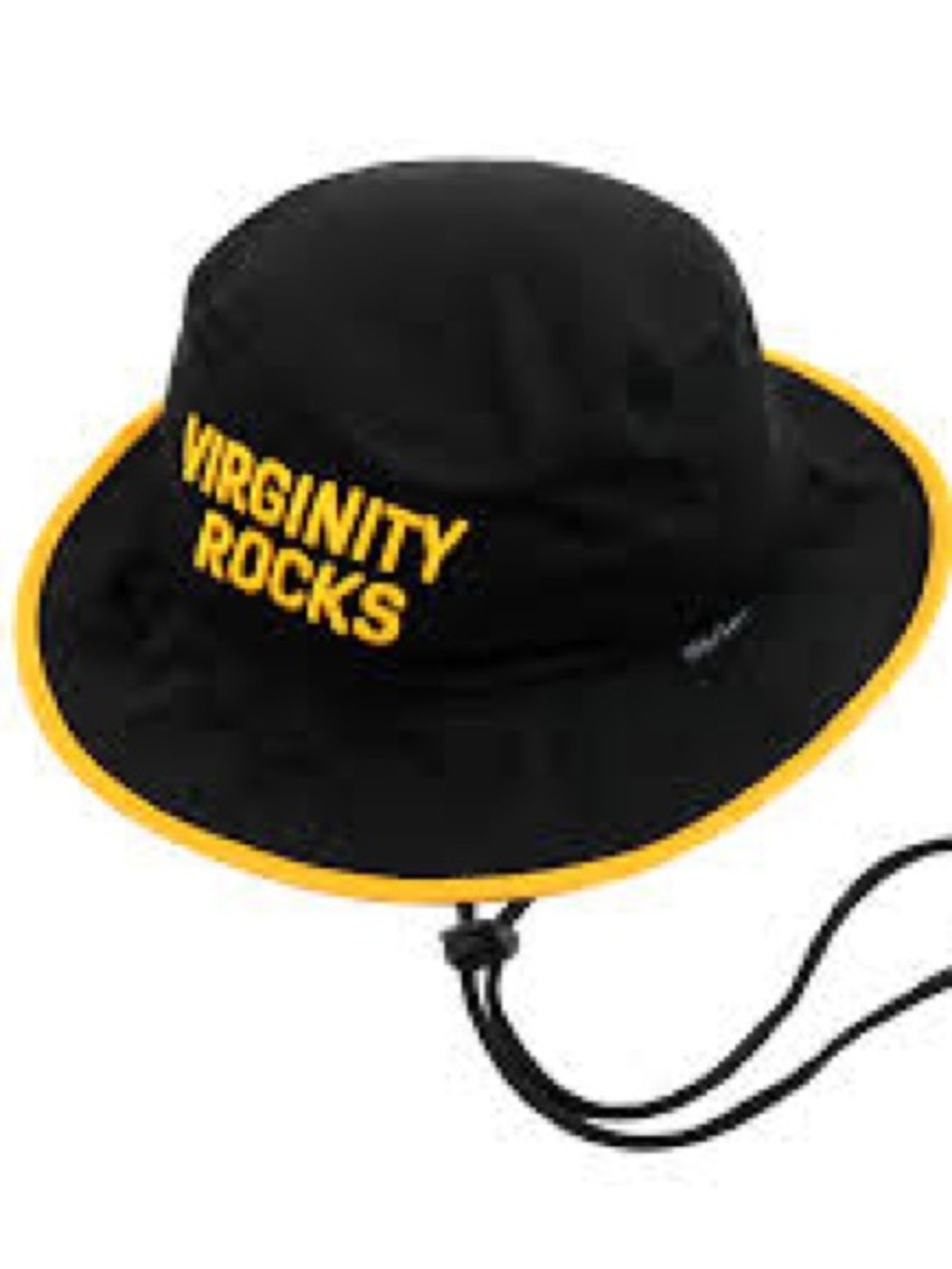 Danny Duncan Virginity Rocks Bucket Hat
Black Yellow Trim